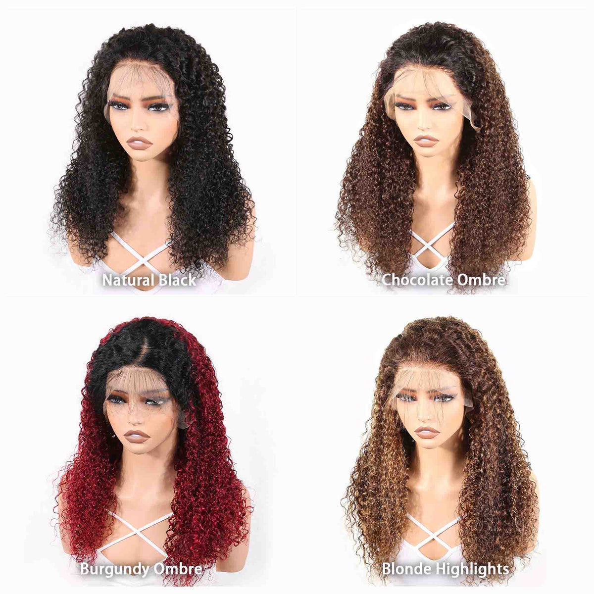 Authris Curly HD Lace Front Human Hair Wig | Natural Black